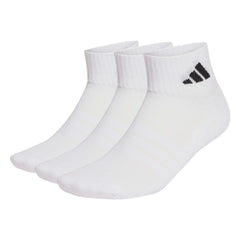 ADIDAS C ESS ANK 3P WHITE/WHITE/BLACK JZ0523 SOCKS ANKLE CASUAL (U)