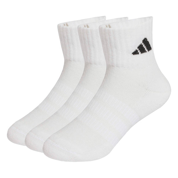 ADIDAS C KD ANK 3P WHITE/WHITE/BLACK JZ0526 SOCKS ANKLE CASUAL (U)