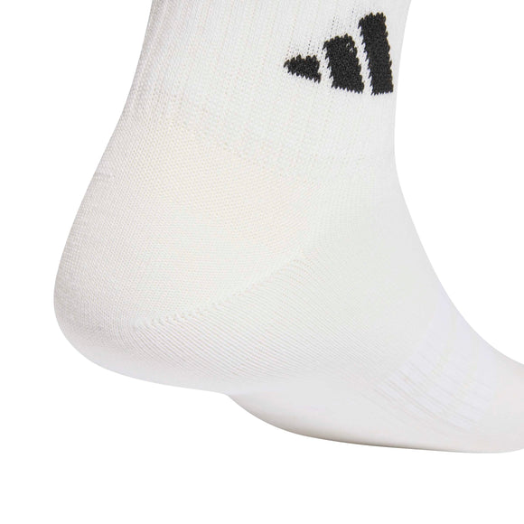 ADIDAS T ESS ANK 3P WHITE/WHITE/BLACK JZ0528 SOCKS ANKLE CASUAL (U)