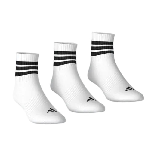 ADIDAS 3S ESS C MID 3P WHITE/BLACK/BLACK JZ0529 SOCKS ANKLE CASUAL (U)