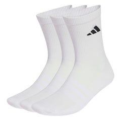ADIDAS C ESS CRW 3P WHITE/WHITE/BLACK JZ0530 SOCKS CREW CASUAL (U)