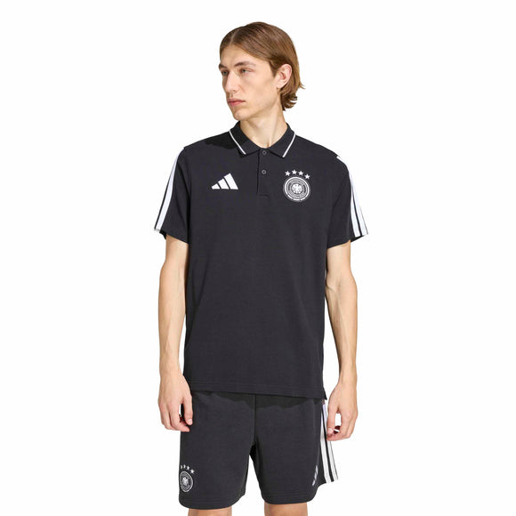 ADIDAS DFB DNA POLO BLACK JZ0614 POLO T-SHIRT TRAINING (M)