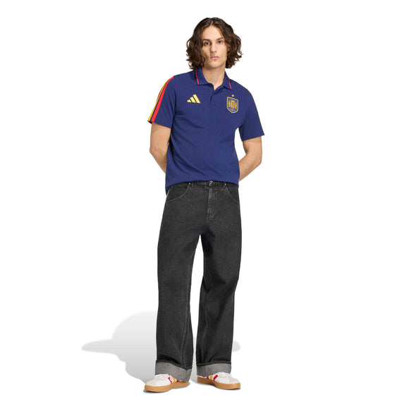 ADIDAS FEF DNA POLO DKBLUE JZ2260 POLO T-SHIRT TRAINING (M)