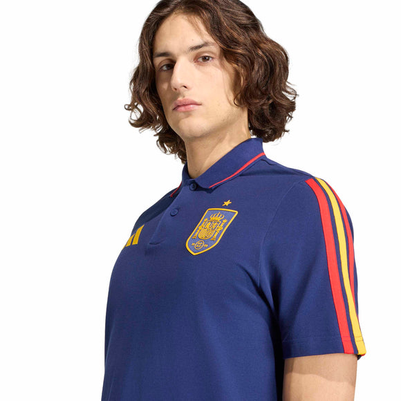 ADIDAS FEF DNA POLO DKBLUE JZ2260 POLO T-SHIRT TRAINING (M)