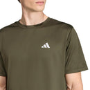 ADIDAS TR ESS HP TEE JZ4163 T-SHIRT SHORT SLEEVE TRAINING (M)-4