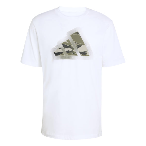 ADIDAS M CAMO MOD L T WHITE JZ7493 T-SHIRT SHORT SLEEVE (M)