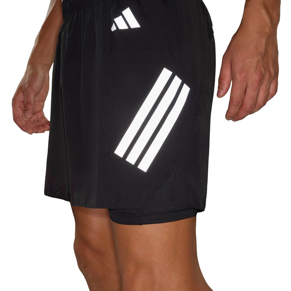 ADIDAS ADI365/// 2I1 M BLACK JZ7711 SHORT RUNNING (M)