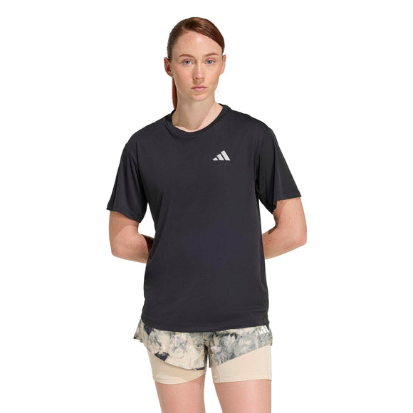ADIDAS RUN ESS TEE W BLACK JZ7808 TOP RUNNING (W)