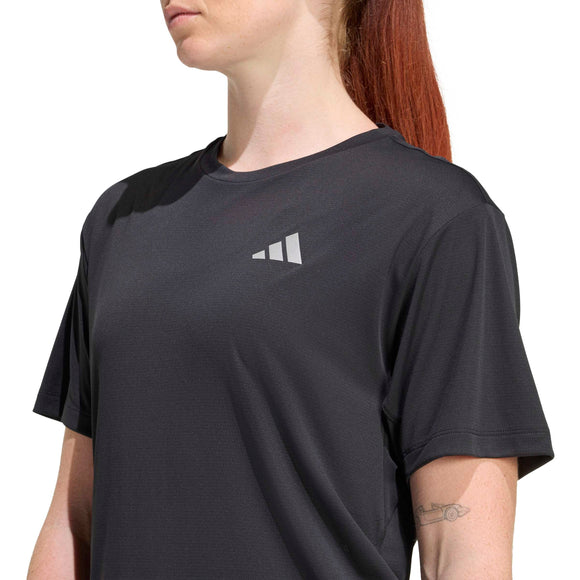ADIDAS RUN ESS TEE W BLACK JZ7808 TOP RUNNING (W)