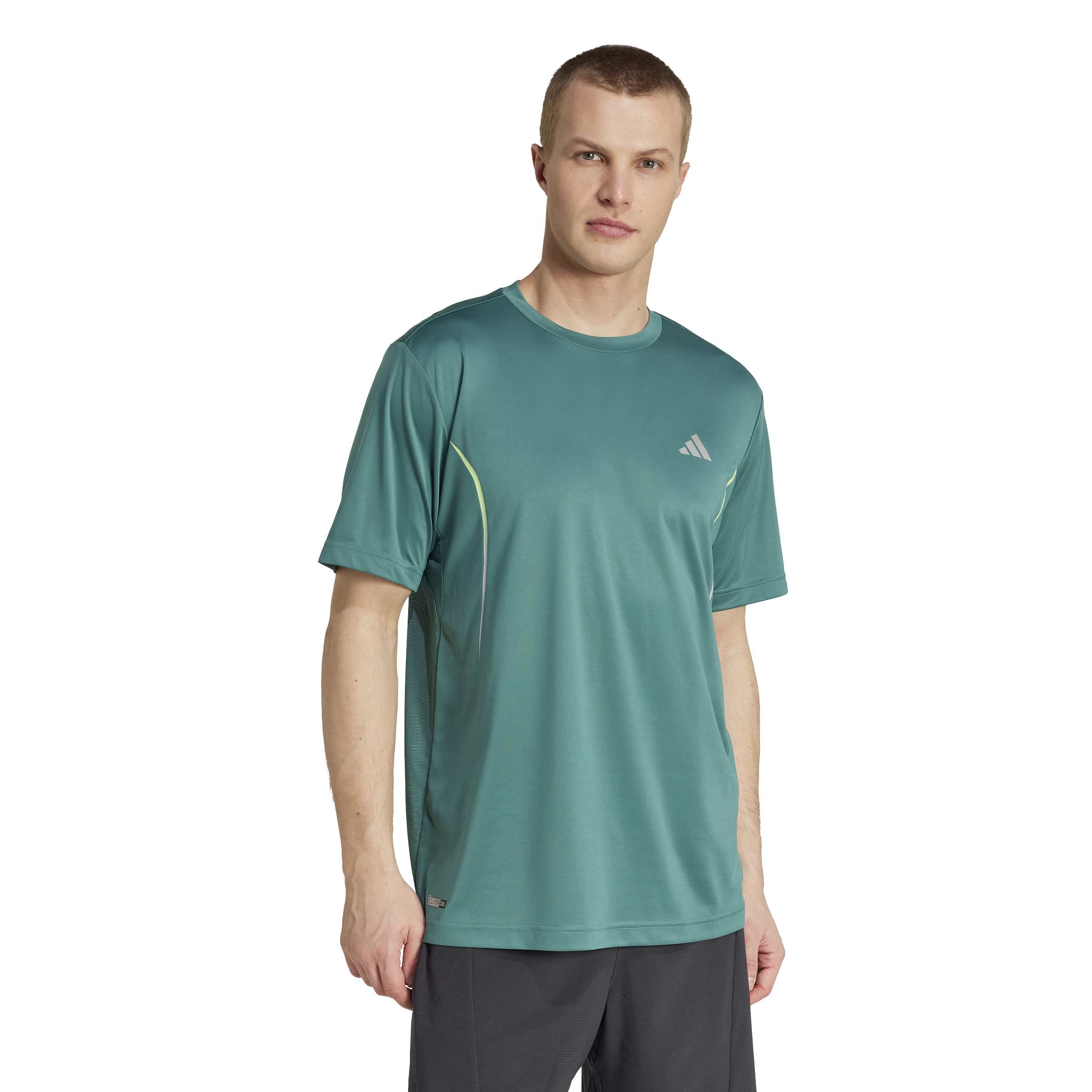 ADIDAS TECH APP GF TEE JZ8492 T-SHIRT SHORT SLEEVE TRAINING (M)