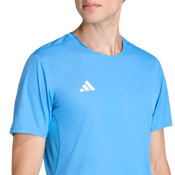 ADIDAS ADIZERO E TEE RAYBLU KA2937 T-SHIRT SHORT SLEEVE RUNNING (M)