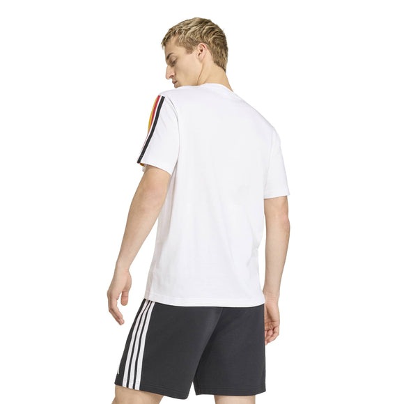 ADIDAS DFB DNA TEE WHITE KB4401 T-SHIRT SHORT SLEEVE TRAINING (M)