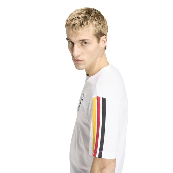 ADIDAS DFB DNA TEE WHITE KB4401 T-SHIRT SHORT SLEEVE TRAINING (M)