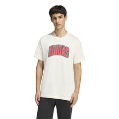 ADIDAS M STAD COLLEG T OWHITE KB4928 T-SHIRT SHORT SLEEVE (M)