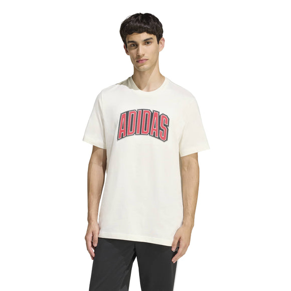 ADIDAS M STAD COLLEG T OWHITE KB4928 T-SHIRT SHORT SLEEVE (M)