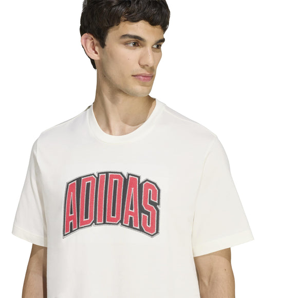 ADIDAS M STAD COLLEG T OWHITE KB4928 T-SHIRT SHORT SLEEVE (M)