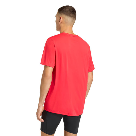 ADIDAS RUN ESS TEE M PURRUB KB5963 T-SHIRT SHORT SLEEVE RUNNING (M)