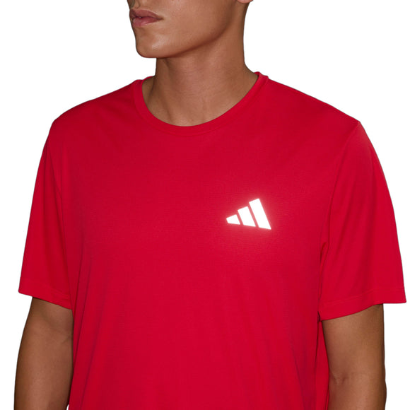 ADIDAS RUN ESS TEE M PURRUB KB5963 T-SHIRT SHORT SLEEVE RUNNING (M)