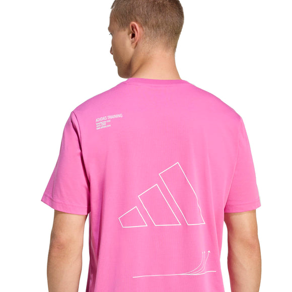 ADIDAS M TECH G T KB9408 T-SHIRT SHORT SLEEVE TRAINING (M)