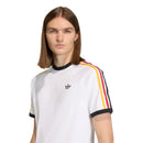 ADIDAS 3S TEE CLOWHI/COGOLD/POWRED KC8639 T-SHIRT SHORT SLEEVE (M)-5