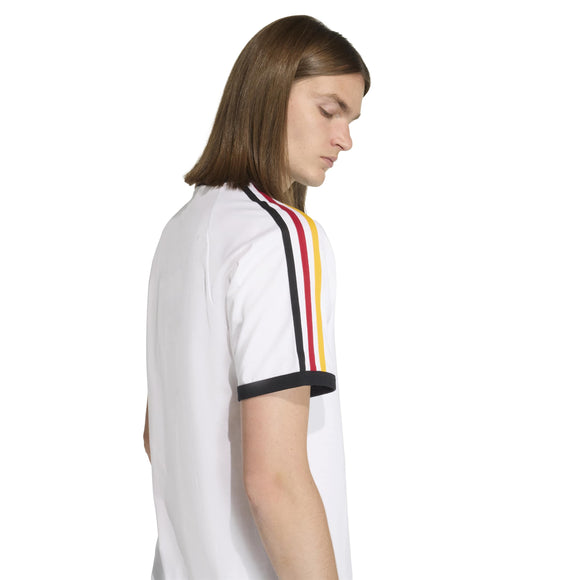 ADIDAS 3S TEE CLOWHI/COGOLD/POWRED KC8639 T-SHIRT SHORT SLEEVE (M)