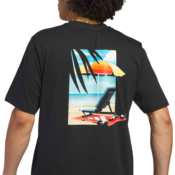 ADIDAS M EVRYDAY TRN T BLACK KC9242 T-SHIRT SHORT SLEEVE (M)