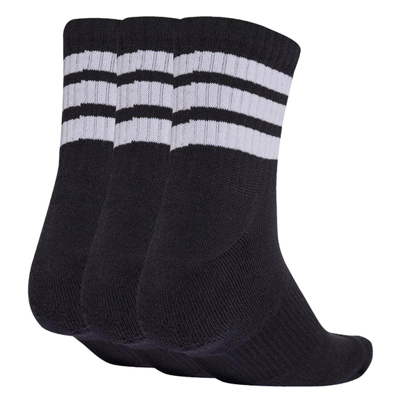 ADIDAS 3S ESS C MID 3P BLACK/WHITE/WHITE KC9617 SOCKS ANKLE CASUAL (U)