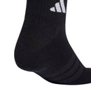 ADIDAS C ESS ANK 3P BLACK/BLACK/WHITE KC9633 SOCKS ANKLE CASUAL (U)-4