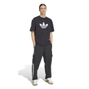 ADIDAS TREFOIL T-SHIRT BLACK/WHITE KD4091 T-SHIRT SHORT SLEEVE (M)-4