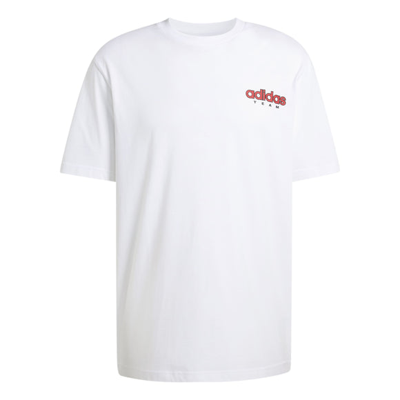 ADIDAS GFX T WHITE KE0160 T-SHIRT SHORT SLEEVE (M)