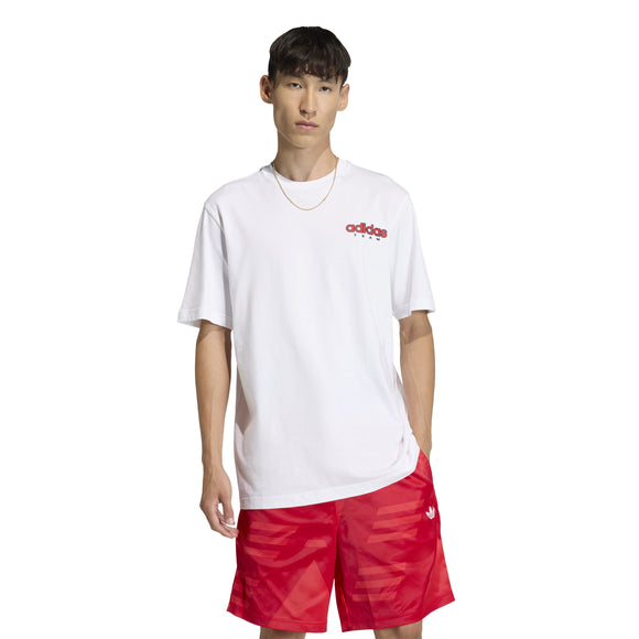 ADIDAS GFX T WHITE KE0160 T-SHIRT SHORT SLEEVE (M)