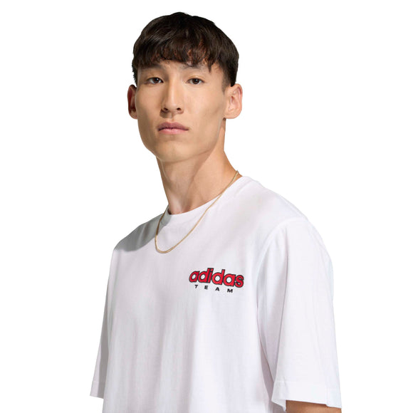 ADIDAS GFX T WHITE KE0160 T-SHIRT SHORT SLEEVE (M)