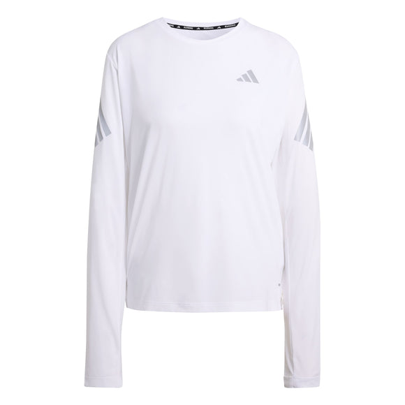ADIDAS ADI365/// LS W WHITE KE6842 TOP LONG SLEEVE RUNNING (W)