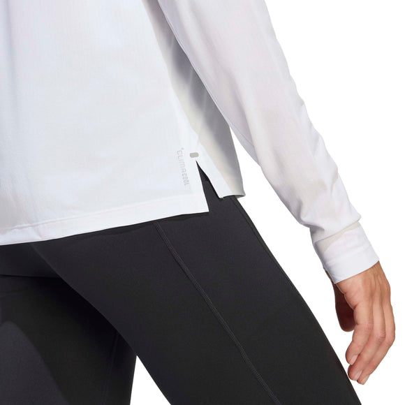 ADIDAS ADI365/// LS W WHITE KE6842 TOP LONG SLEEVE RUNNING (W)