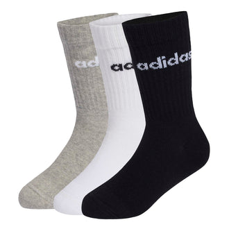 ADIDAS LIN KIDS CRW 3P KE7085 SOCKS CREW CASUAL (U)