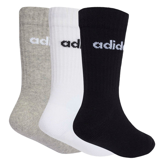 ADIDAS LIN KIDS CRW 3P KE7085 SOCKS CREW CASUAL (U)