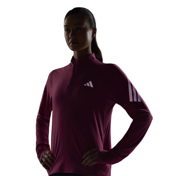 ADIDAS ADI365/// ZIP W KR5527 TOP LONG SLEEVE RUNNING (W)