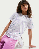 NIKE K NSW LBR AOP TEE II0458-100 T-SHIRT SHORT SLEEVE (YB)-3