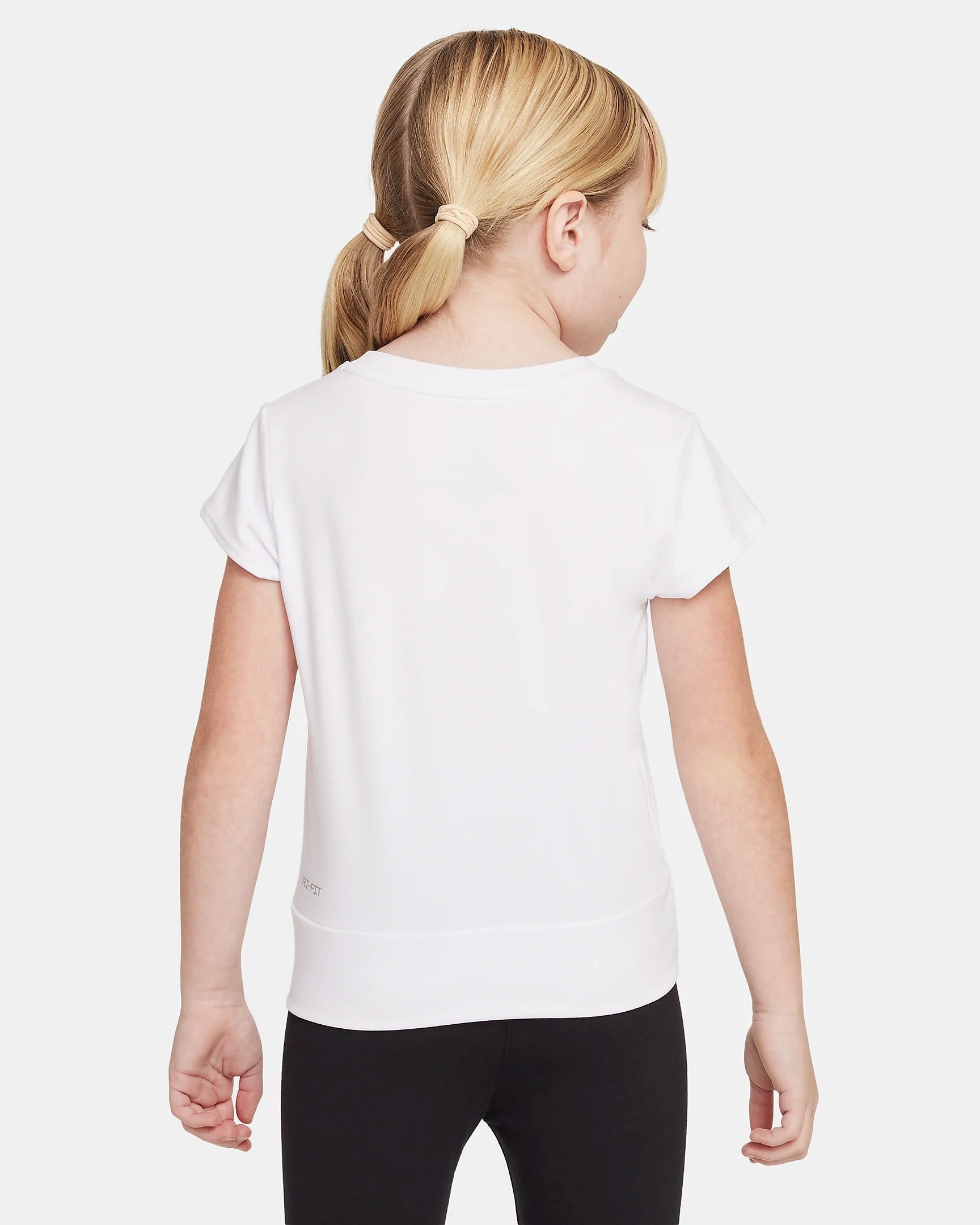 NIKE NKG ALL DAY PLAY TWIST HEM TEE 36L796-001 T-SHIRT SHORT SLEEVE (YG)