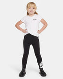 NIKE NKG ALL DAY PLAY TWIST HEM TEE 36L796-001 T-SHIRT SHORT SLEEVE (YG)-1