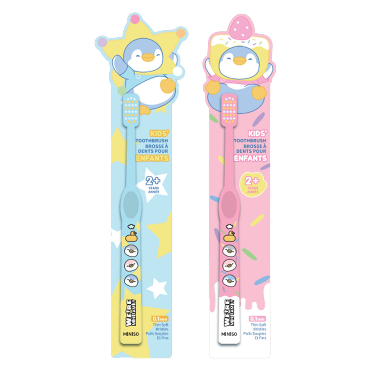 MINISO PENPEN DAILY SOFT BRISTLES KIDS' TOOTHBRUSH ( 1 COUNT ) 2016197410100 TOOTHBRUSH