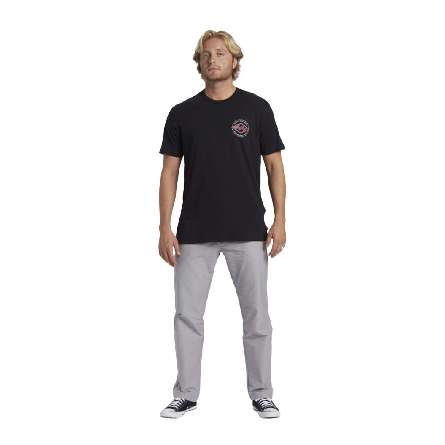 BILLABONG ROTOR DIAMOND SS TEE BBLOCM261-BLK T-SHIRT SHORT SLEEVE (M)