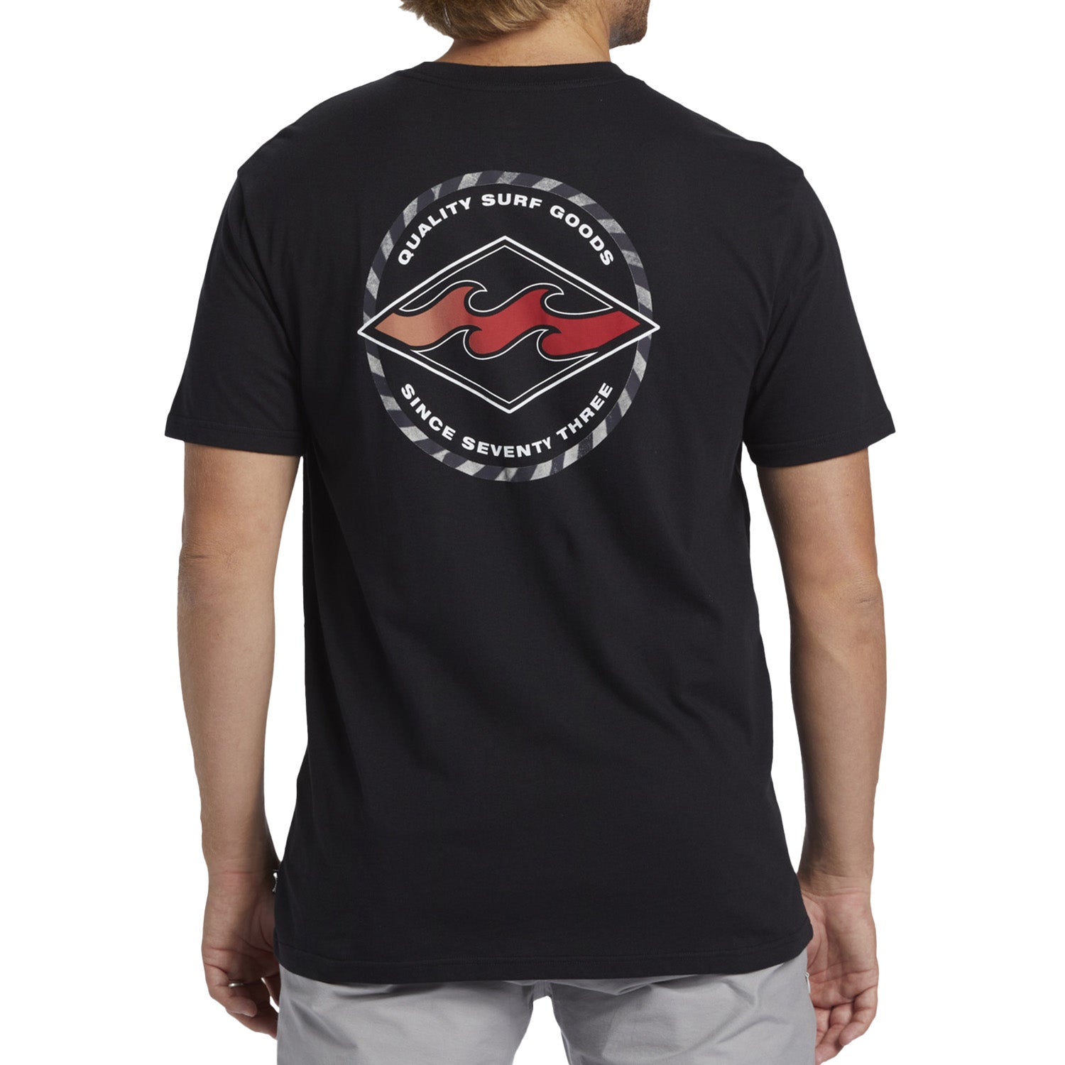 BILLABONG ROTOR DIAMOND SS TEE BBLOCM261-BLK T-SHIRT SHORT SLEEVE (M)