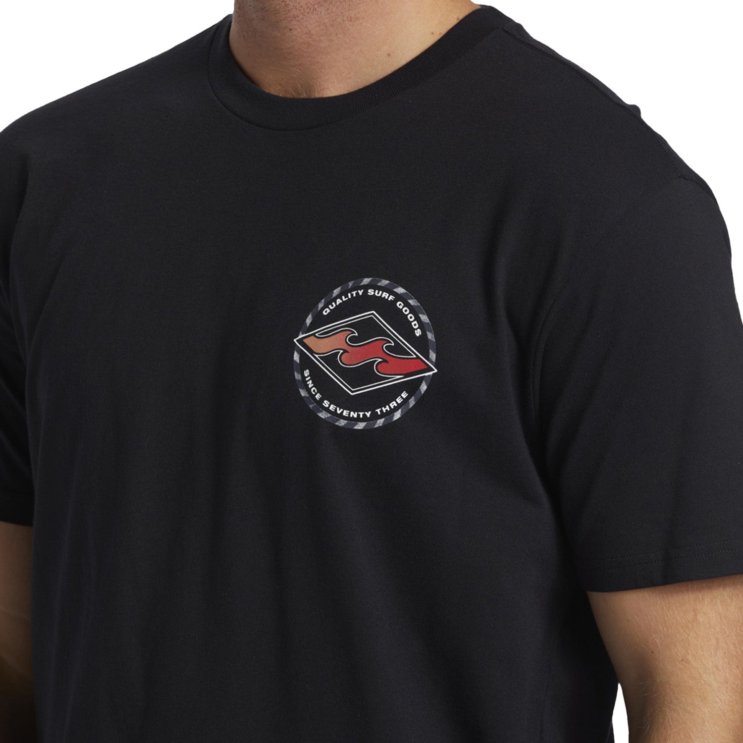 BILLABONG ROTOR DIAMOND SS TEE BBLOCM261-BLK T-SHIRT SHORT SLEEVE (M)