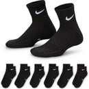 NIKE Y NK EVERYDAY CUSHIONED ANKLE 6PR 108 SX6912-010 SOCKS CREW CASUAL (Y)-2