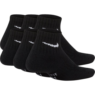 NIKE Y NK EVERYDAY CUSHIONED ANKLE 6PR 108 SX6912-010 SOCKS CREW CASUAL (Y)