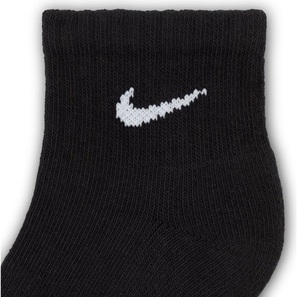 NIKE Y NK EVERYDAY CUSHIONED ANKLE 6PR 108 SX6912-010 SOCKS CREW CASUAL (Y)