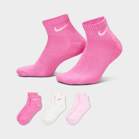 NIKE U NK EVERYDAY CSH ANKL 3PR 132 SX7667-904 SOCKS ANKLE RUNNING (U)