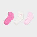 NIKE U NK EVERYDAY CSH ANKL 3PR 132 SX7667-904 SOCKS ANKLE RUNNING (U)-2