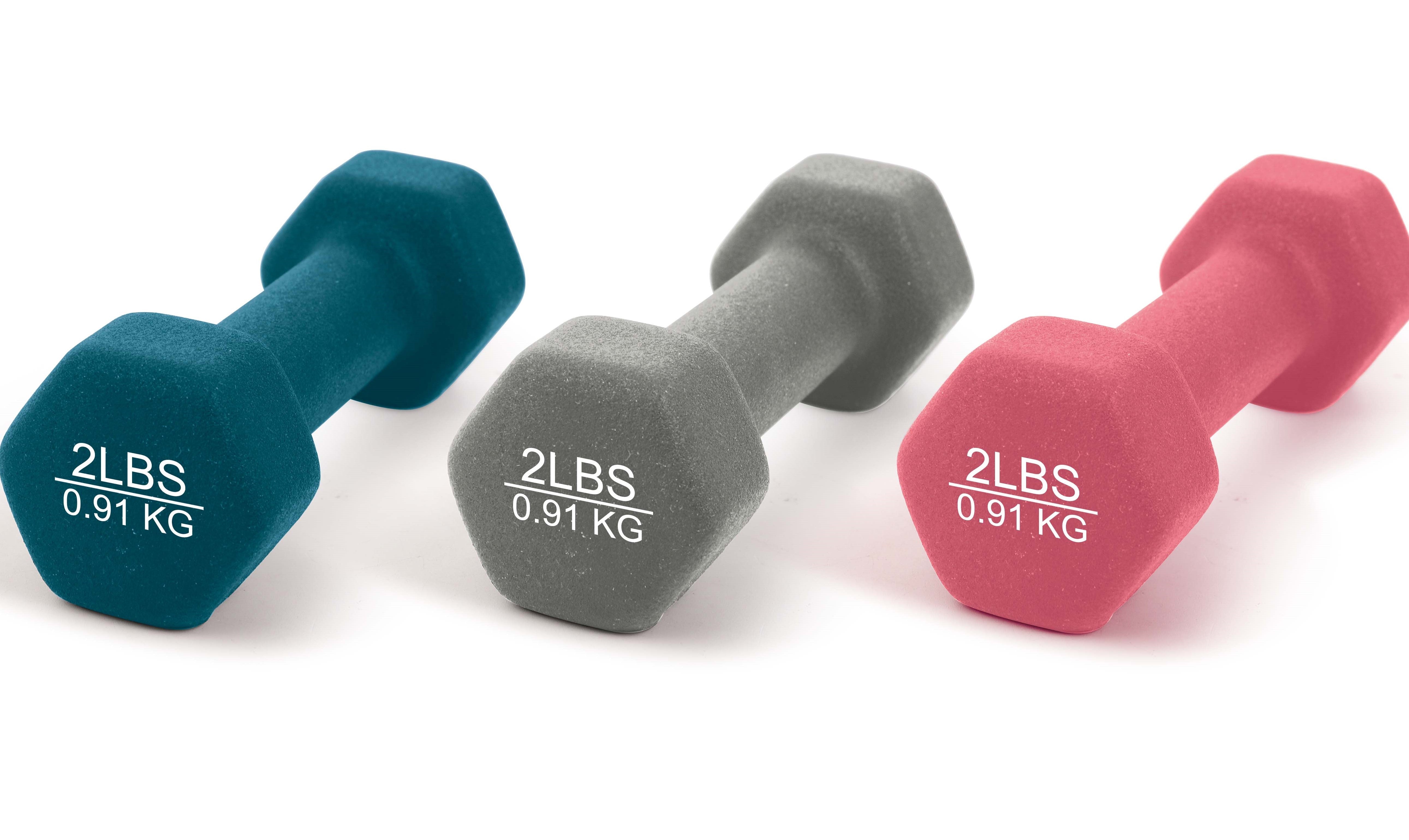 MINISO MINISO SPORTS - WEIGHT SERIES PVC COATING DUMBBELL 2LBS 2013716610102 YOGA ACCESSORIES